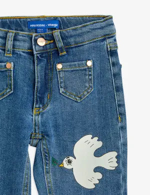 Peace Dove Denim Flared Jeans