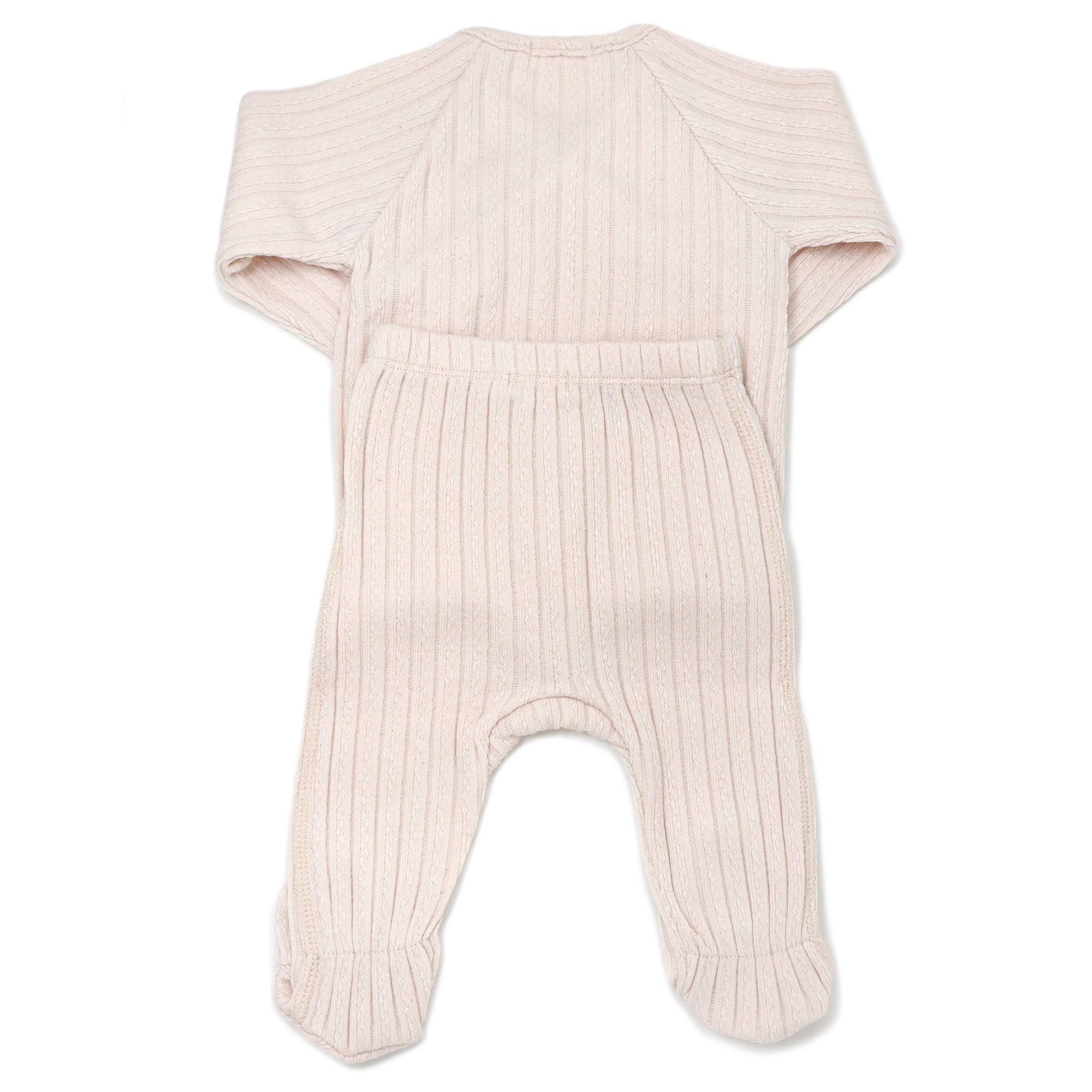 Cable Kimono Footie Set
