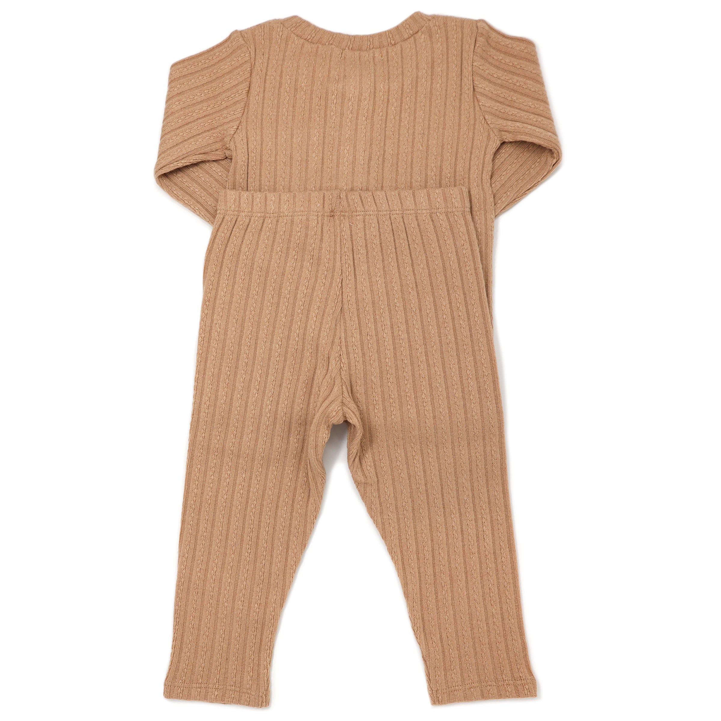 Cable Pocket Henley Set