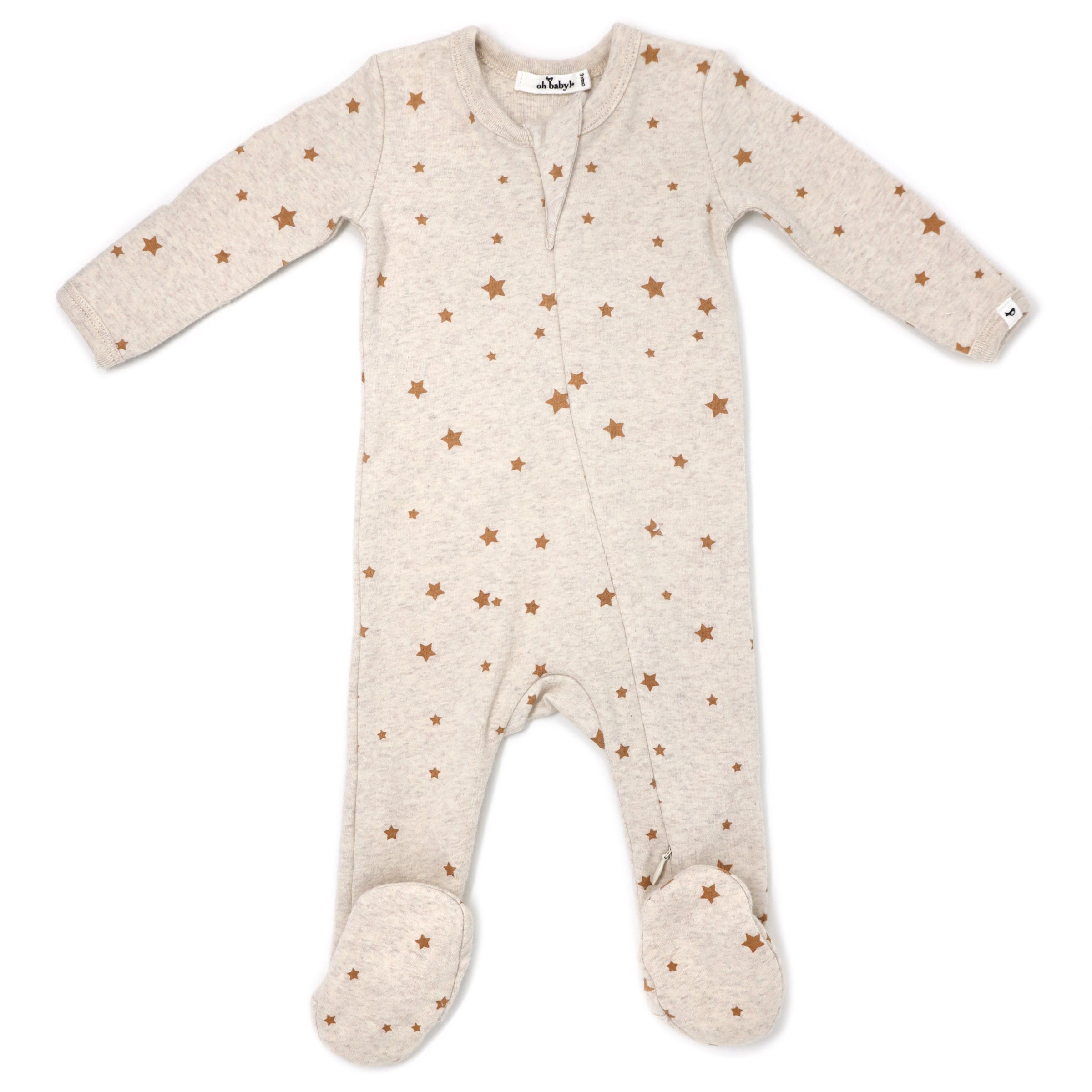 Mini Stars Zipper Footie