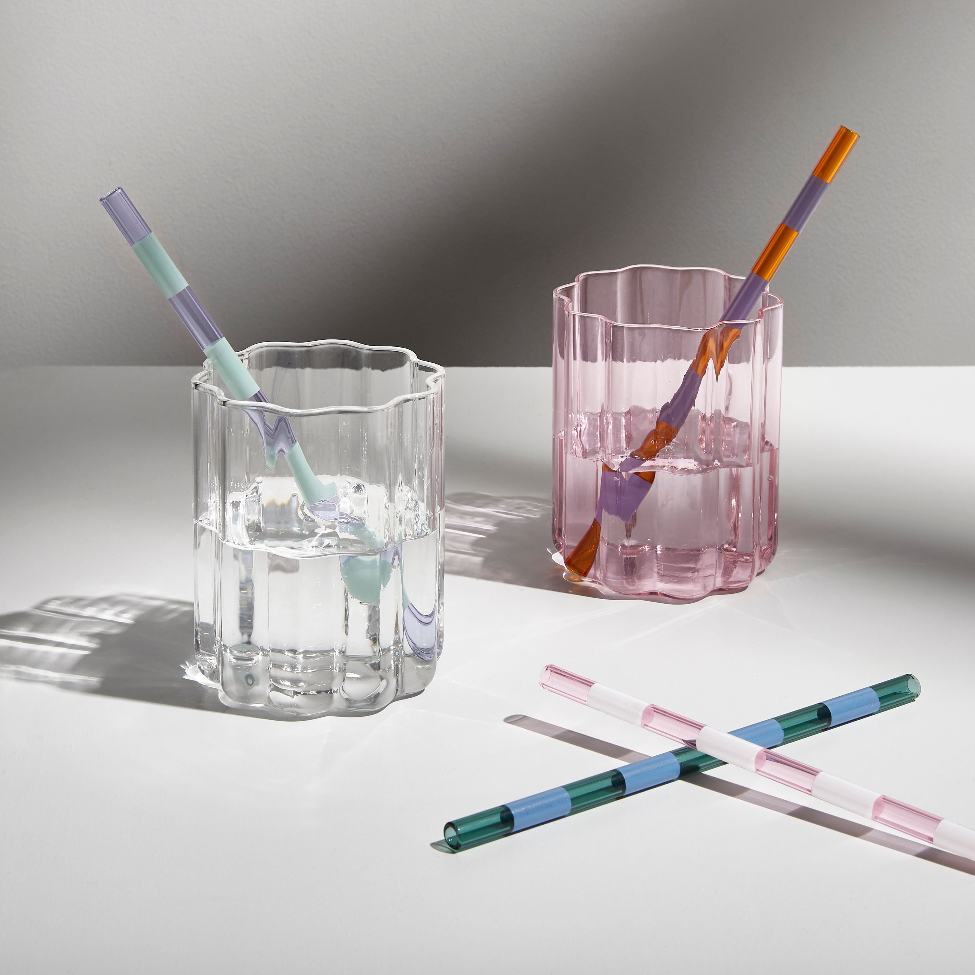 Striped Straws - 4 pack (Mixed)
