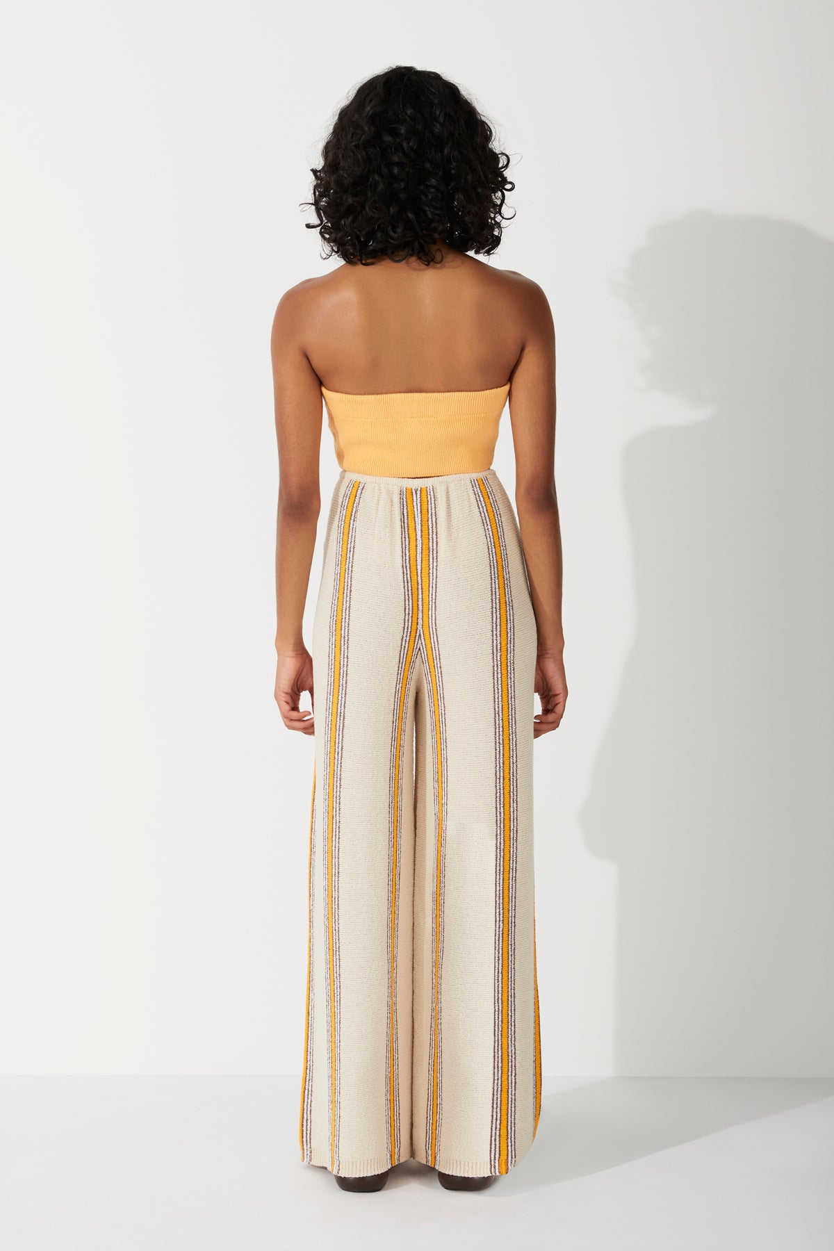 Cabana Stripe Organic Cotton Blend Knit Pants
