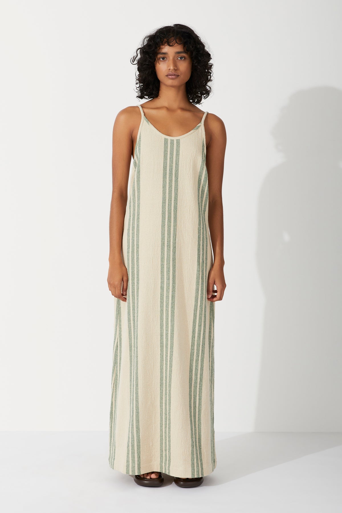 Sand Stripe Organic Cotton Dress