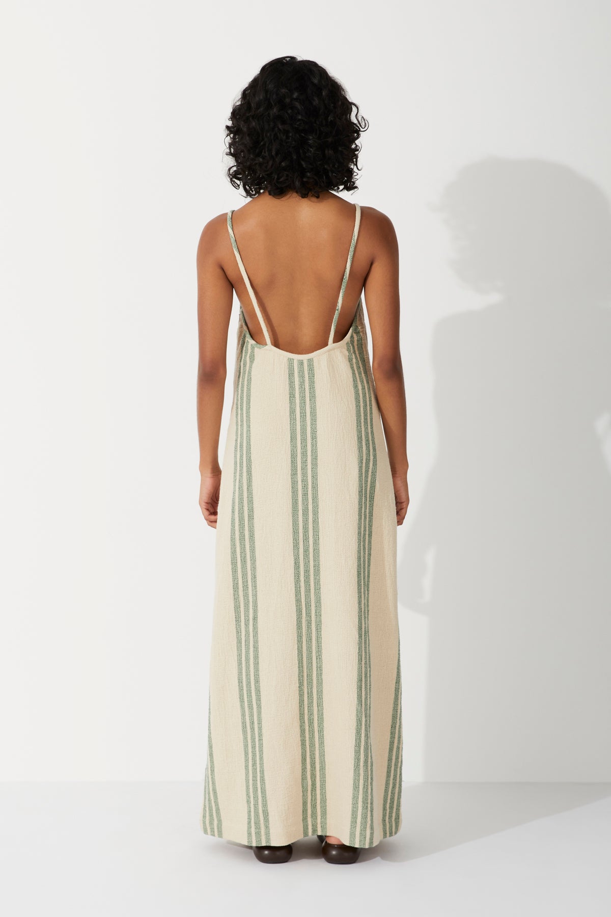 Sand Stripe Organic Cotton Dress