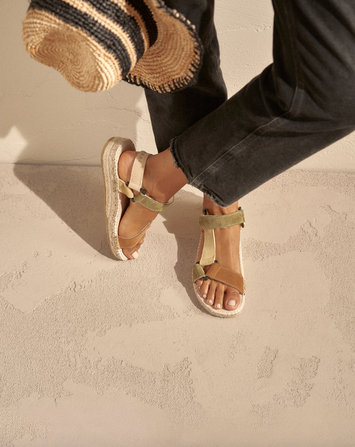 Suede Hiking Sandals