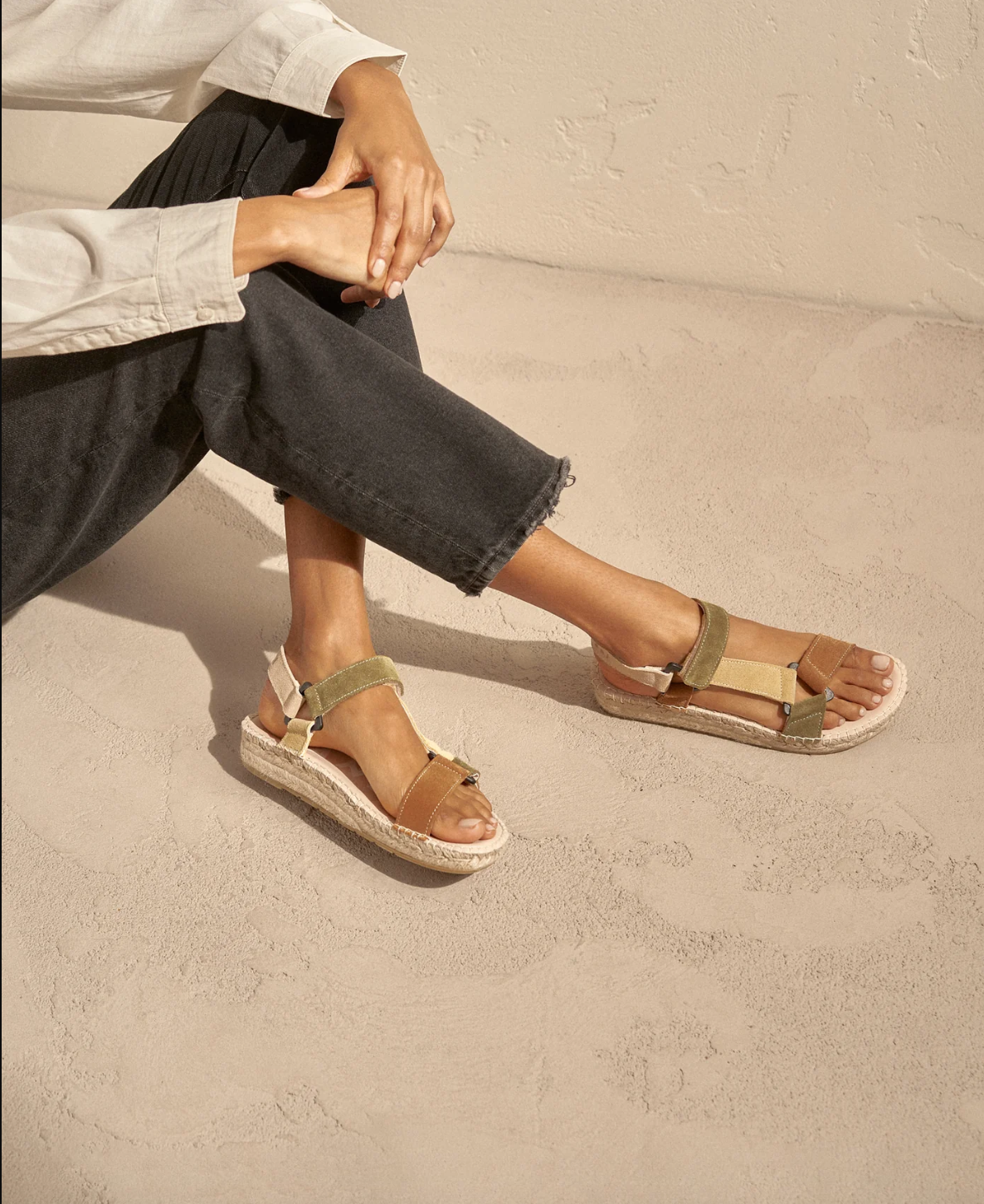 Suede Hiking Sandals