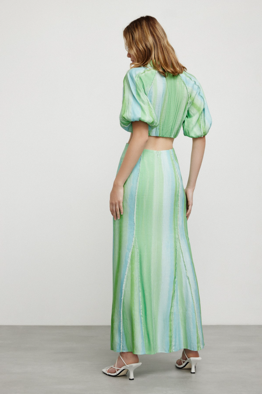 Aleksandra Skirt- Green Mirage