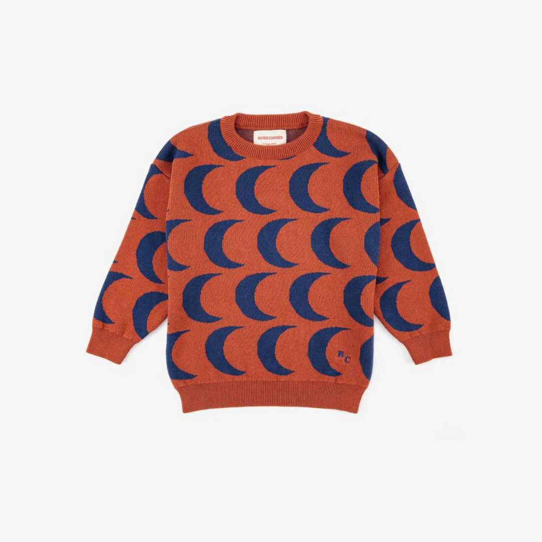 Moon jacquard jumper