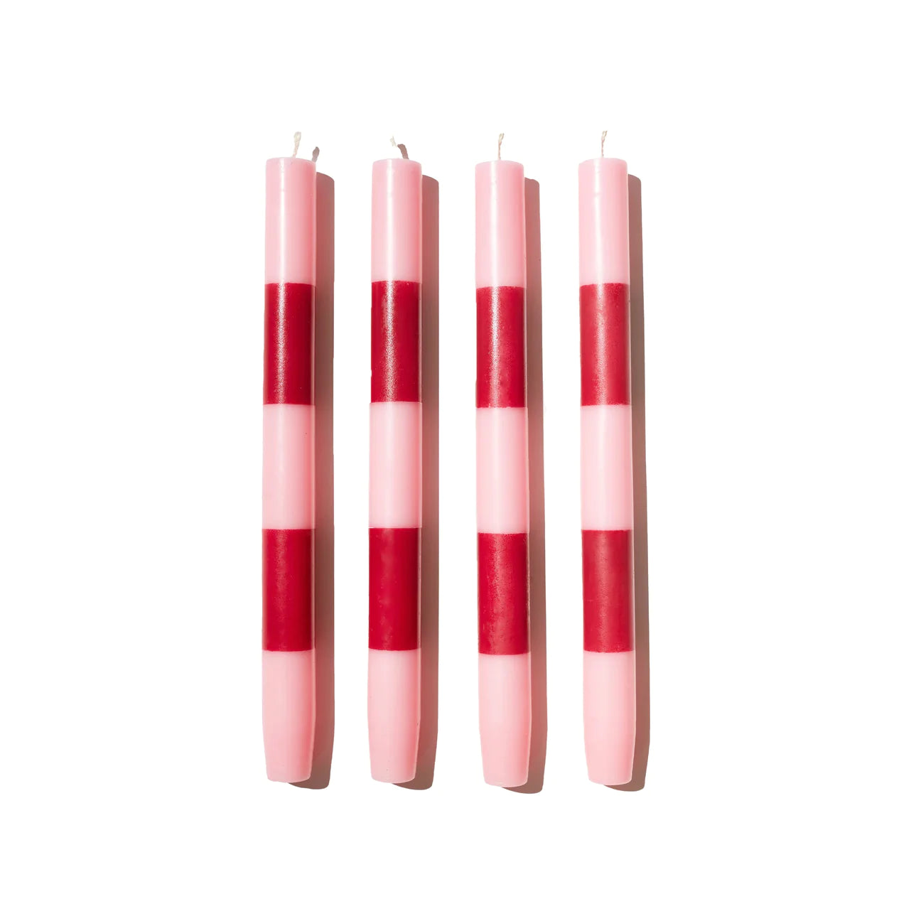Striped Candles - 4 pack