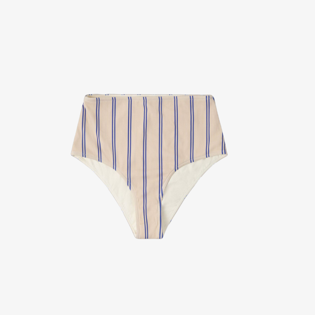 MARINE TWIN STRIPE RIB HIGH BRIEF