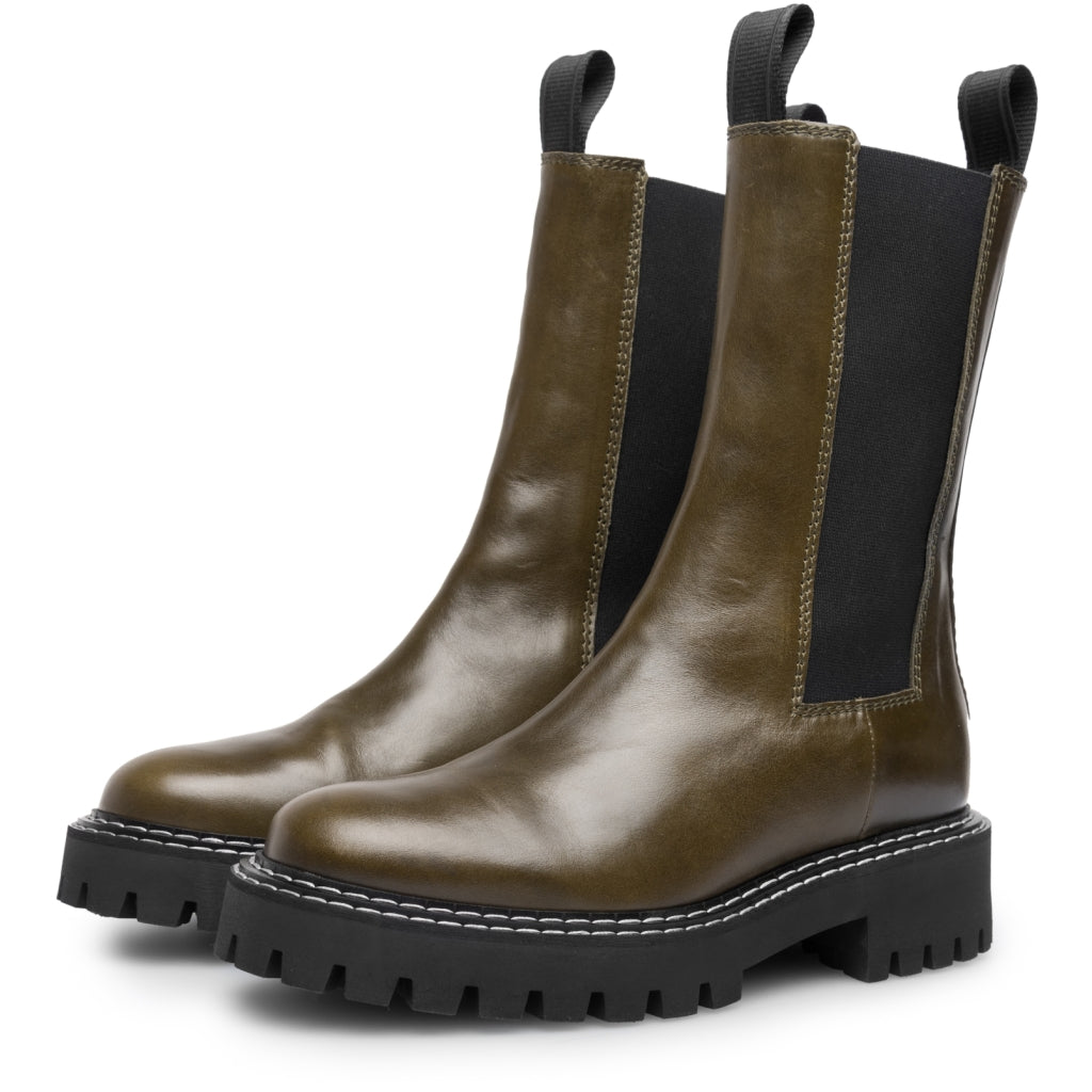 Angie Chelsea Boot- Olive
