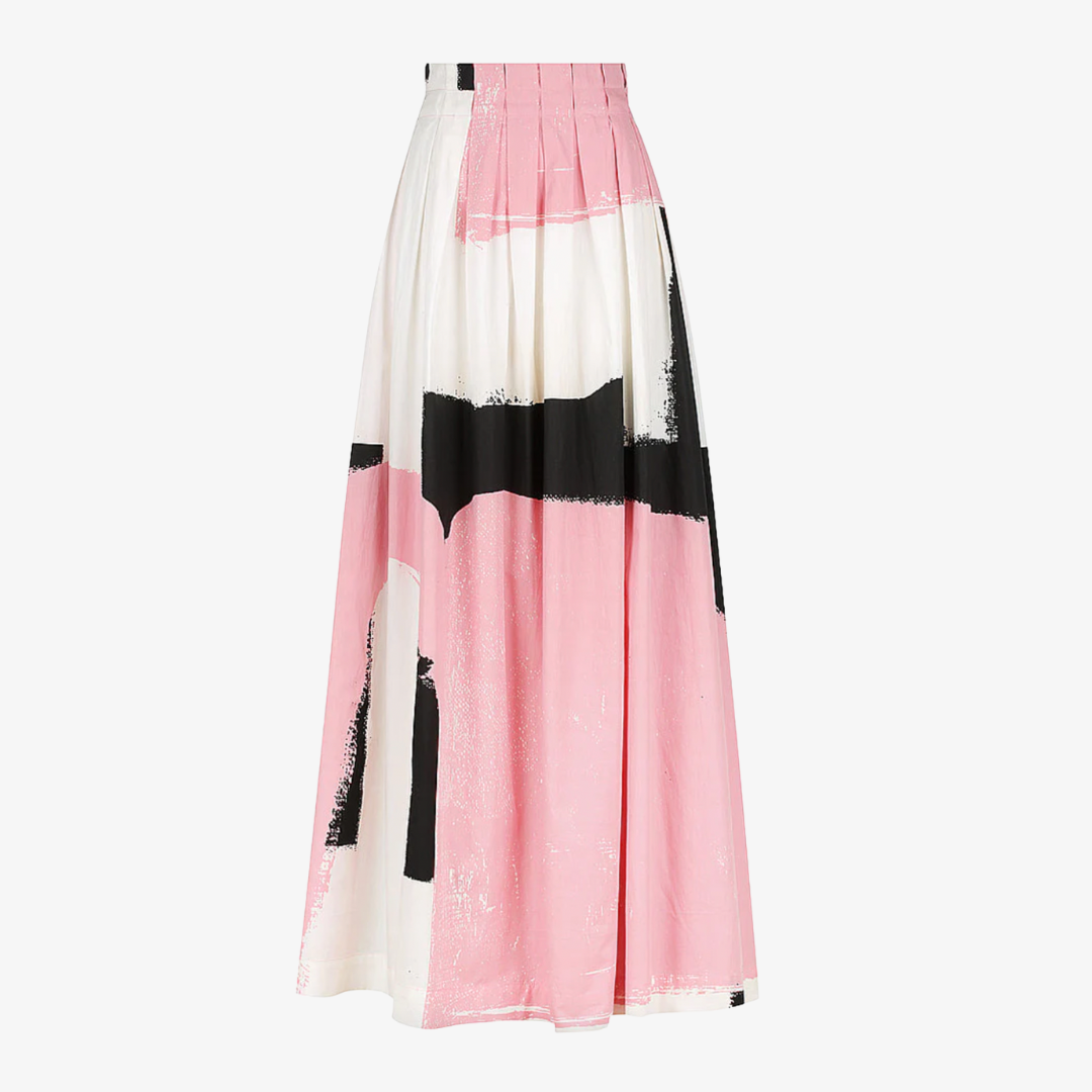 Drawstring Maxi Skirt