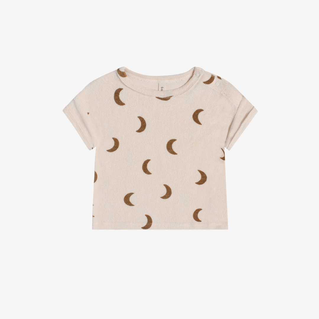 Gold Midnight Terry Oversized T-Shirt