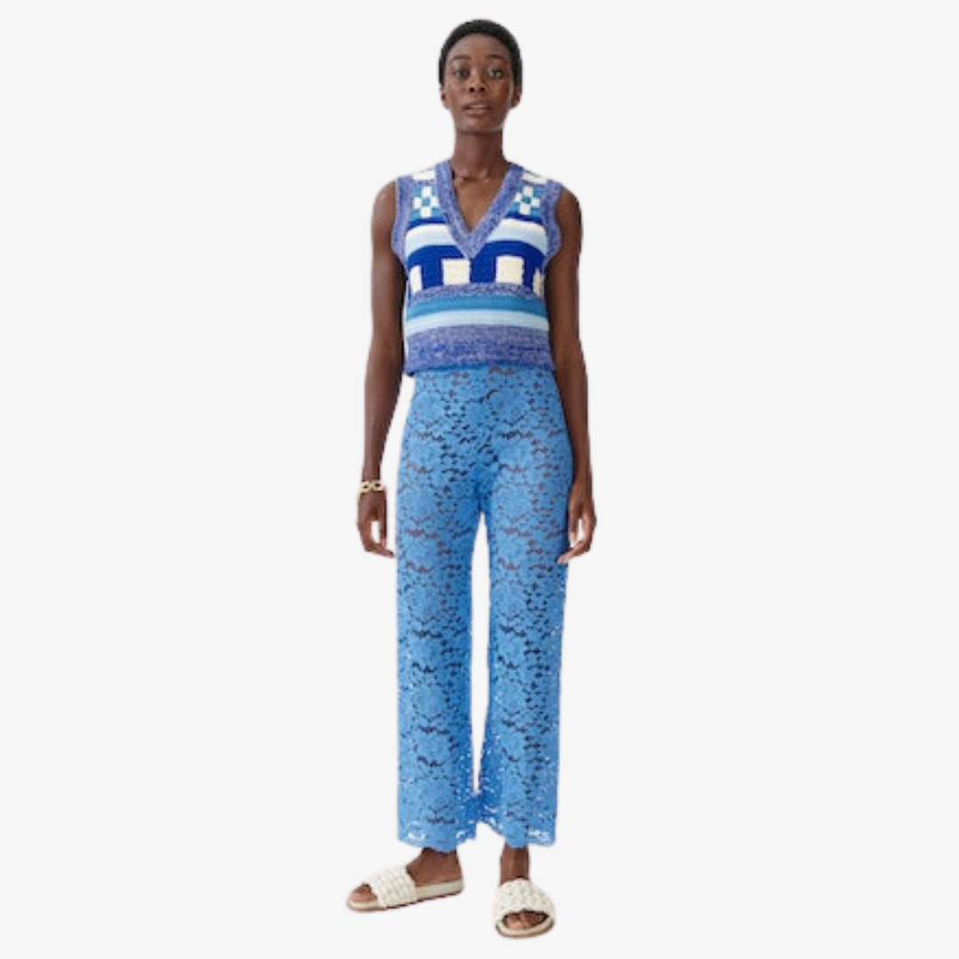 Cabot Crochet Patchwork Vest