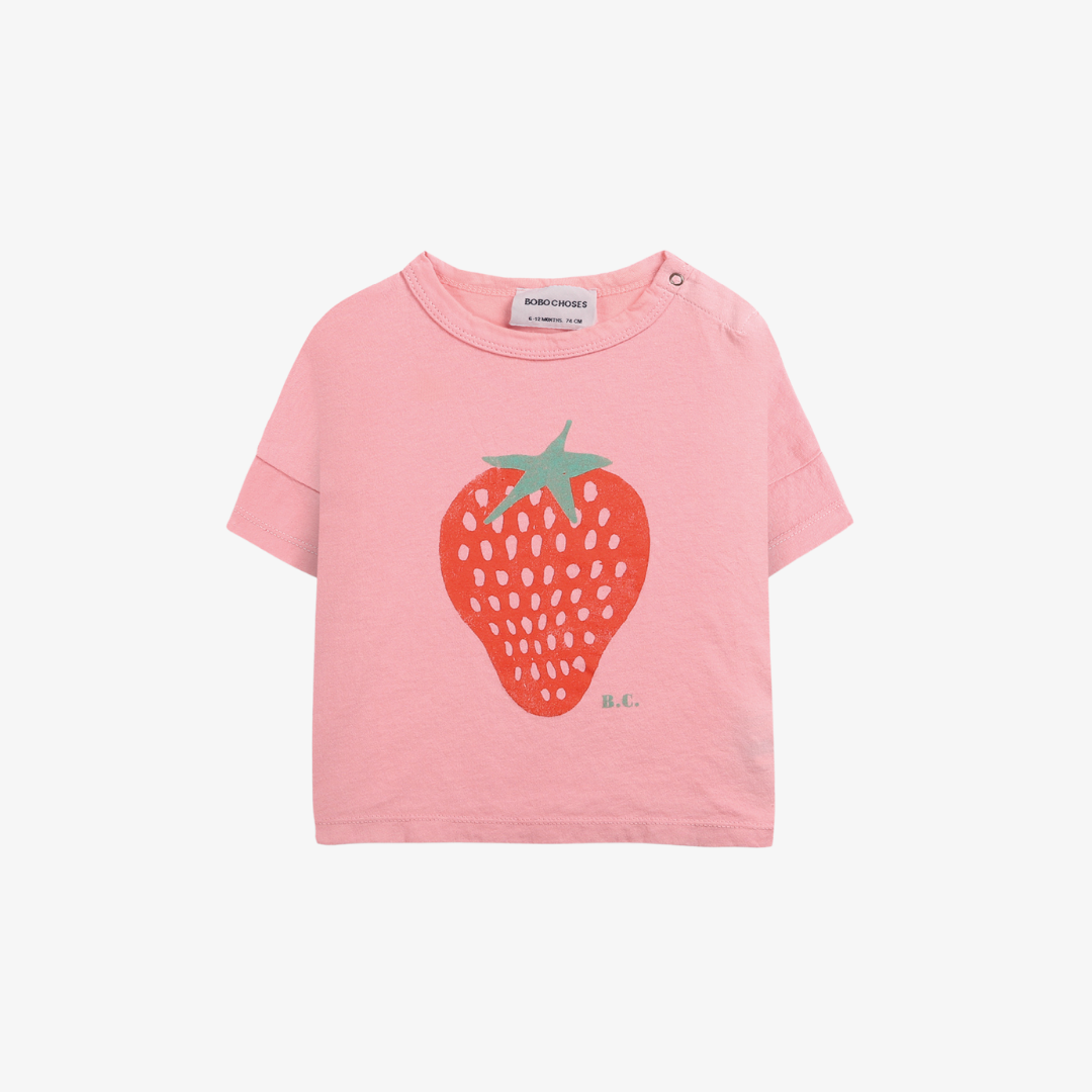 Strawberry short sleeve T-shirt