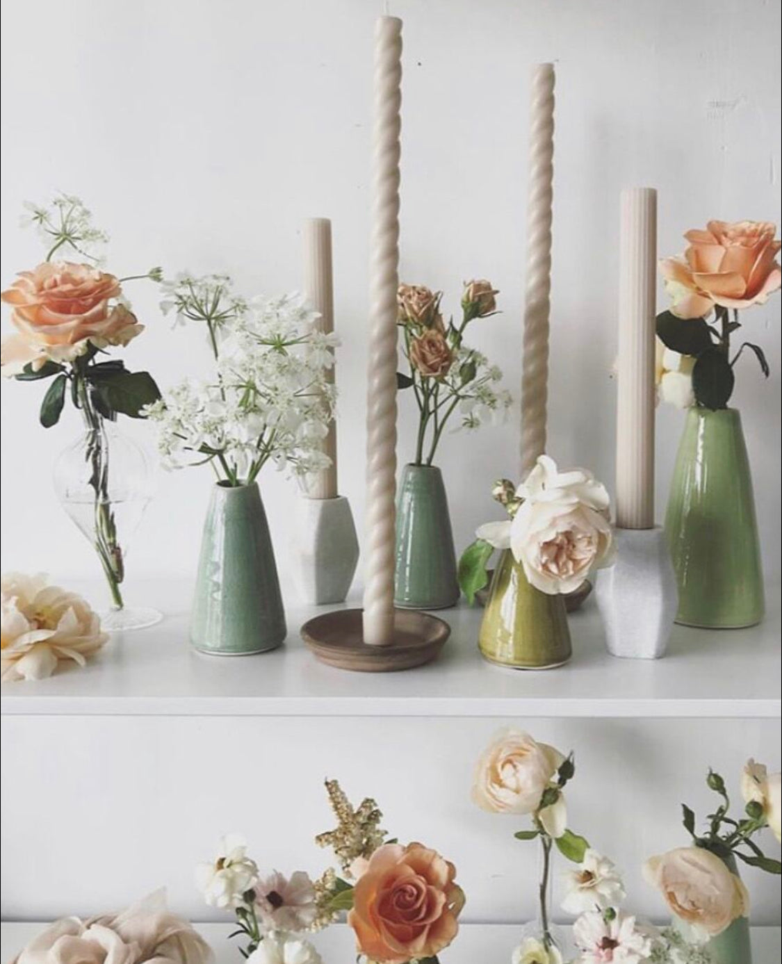 10" Fancy Taper Candles