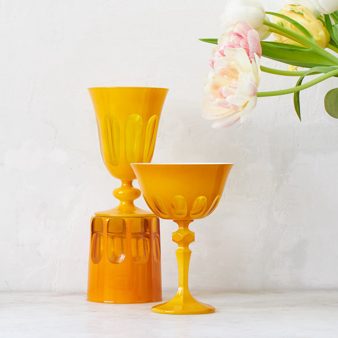 Rialto Glass Coupe Set/2