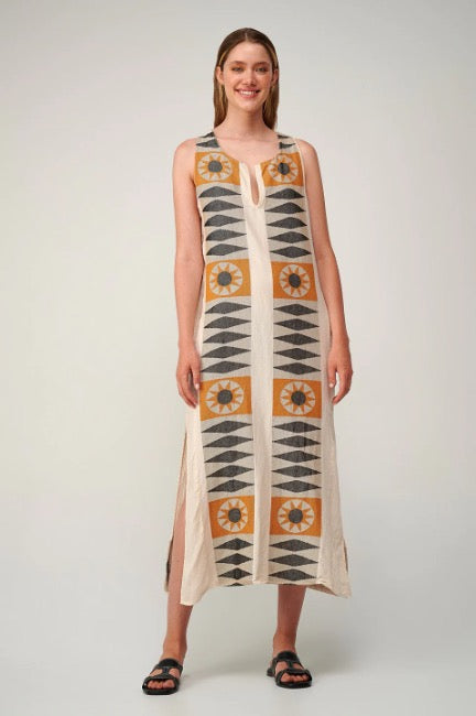 Zakar Maxi Dress in Multi Color